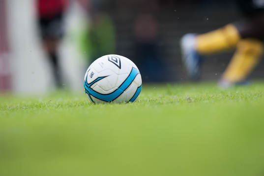 Fotboll, gräs, gräsmatta