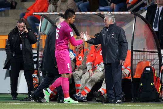 Alphonse AREOLA / Carlo ANCELOTTI - 26.05.2013 - Lorient /