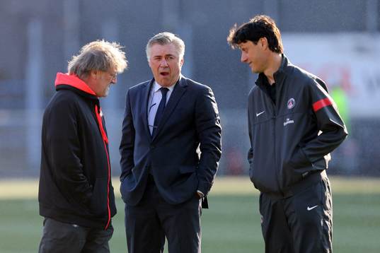 Carlo ANCELOTTI / Giovanni MAURI - 26.05.2013 - Lorient /