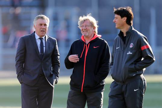 Carlo ANCELOTTI / Giovanni MAURI - 26.05.2013 - Lorient /