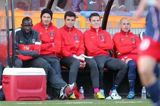 Mamadou SAKHO / David BECKHAM / Ronan LE CROM / Kevin