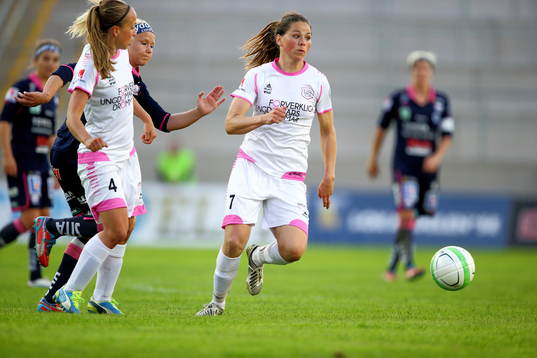 Malmö Sara Björk Gunnarsdottir, till vänster Malmö
