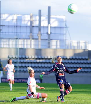 Matchvinnare Linköping Pernille Harder skjuter i ribban -