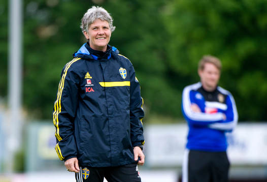 Pia Sundhage, förbundskapten Sverige