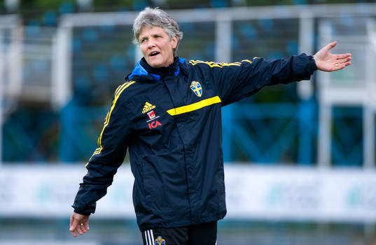 Pia Sundhage, förbundskapten Sverige