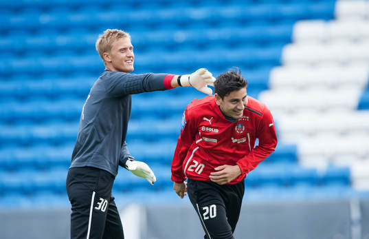 Pär Hansson och Alejandro Bedoya