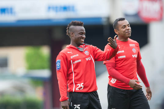 David Accam och Alvaro Santos, Helsingborg