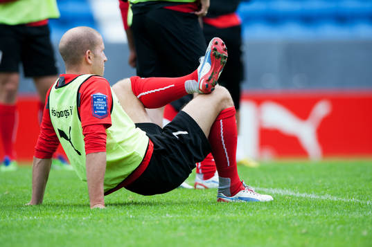 Mattias Lindström, Helsingborg, streching