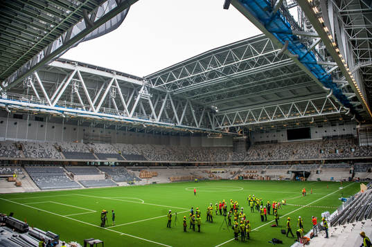 Översiktsbild från Tele2 arena