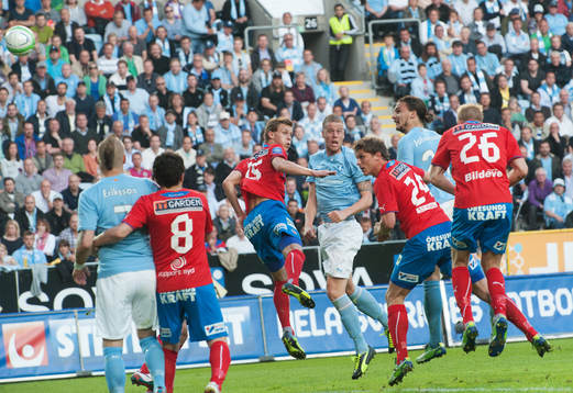 Klungspel, Emil Krafth, Helsingborg och Pontus Jansson,