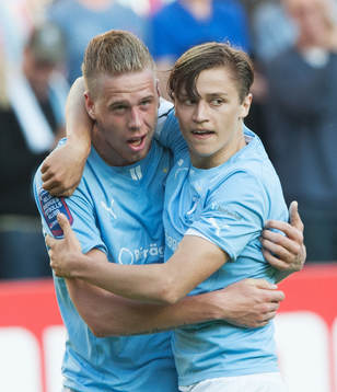 1-0 Simon Thern, Malmö, grattas av Pontus Jansson