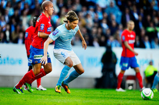 Mattias Lindström, Helsingborg och Markus Halsti, Malmö FF