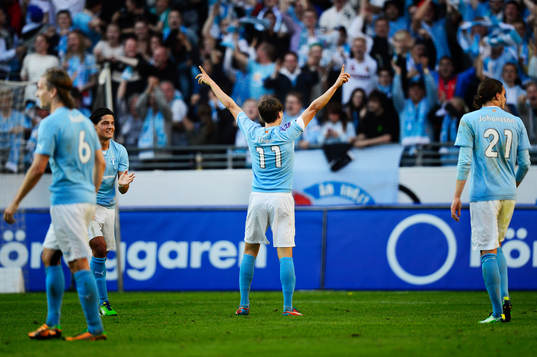 Simon Thern, Malmö FF, jublar
