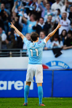 Simon Thern, Malmö FF, jublar
