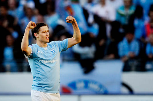 Simon Thern, Malmö FF, jublar