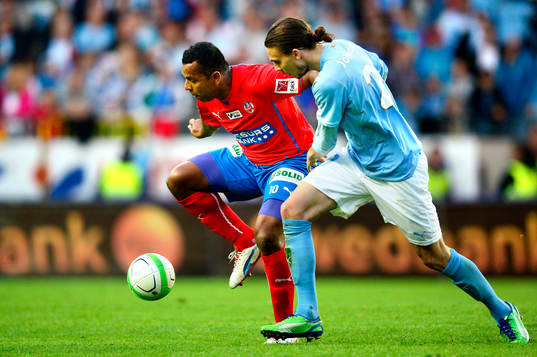 Álvaro Santos, Helsingborg och Erik Johansson, Malmö FF