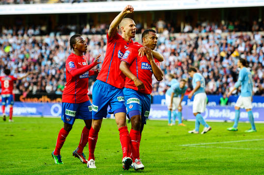 Álvaro Santos, Helsingborg jublar med lagkamraterna