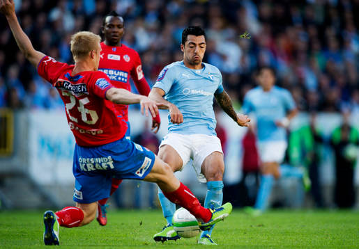 Peter Larsson, Helsingborg, Jiloan Hamad, Malmö FF