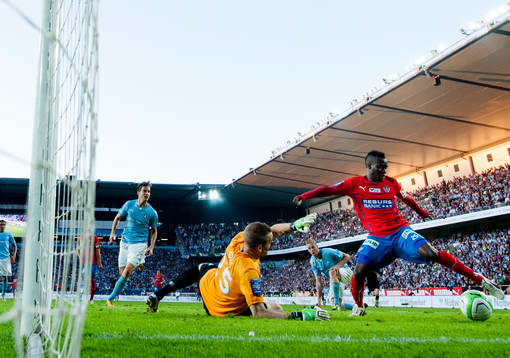 Robin Olsen, målvakt, Malmö FF, David Accam, Helsingborg