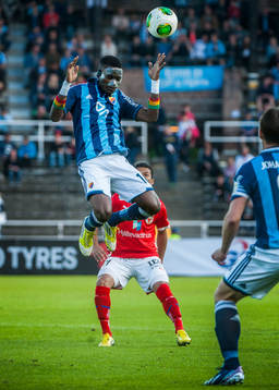 Daniel Amartey, Djurgården, gör en nick