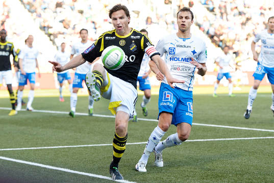 Nils-Eric Johansson, AIK och Christoffer Nyman, IFK