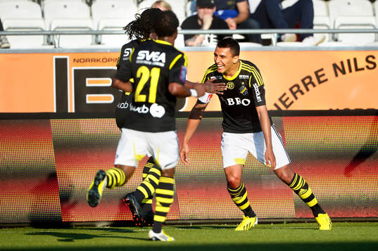 Nabil Bahoui, AIK jublar med Martin Kayongo-Mutumba