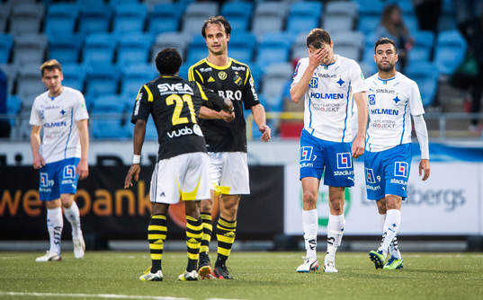 Norrköpings Lars Christian Krogh Gerson och Imad Khalili