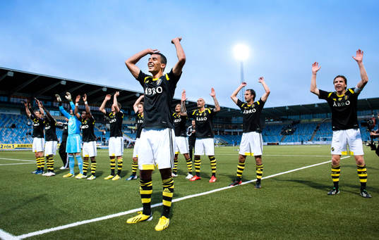 Nabil Bahoui, AIK firar med fansen