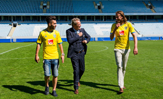 Jimmy Durmaz, Erik Hamrén, förbundskapten, Jonas Olsson