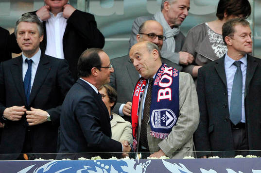 Francois HOLLANDE / Alain JUPPE - 31.05.2013 - Bordeaux /
