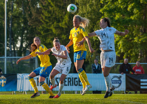 Jessica Thorin, Sverige, Hanna Gardner, USA, Amanda