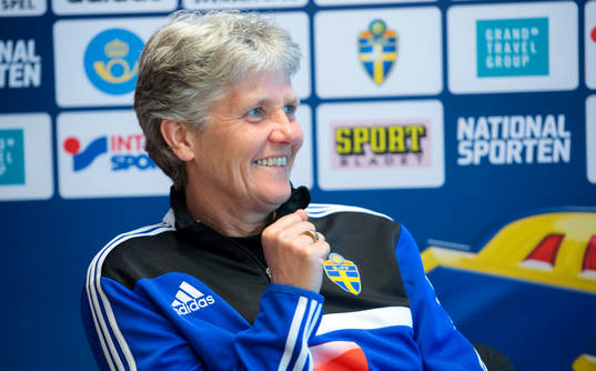 Pia Sundhage, förbundskapten Sverige