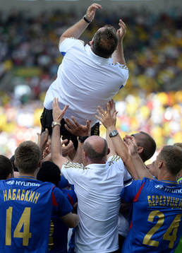 ITAR-TASS: GROZNY, RUSSIA. JUNE 1, 2013. CSKA Moscow's