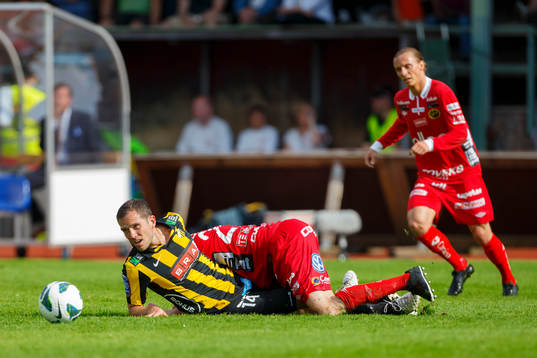 Martin Ericsson, Häcken liggandes på gräset med en