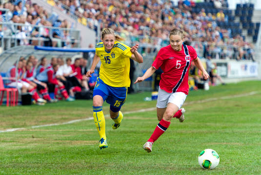 Emmelie Konradsson, Sverige, och Toril Hetland Akerhaugen,