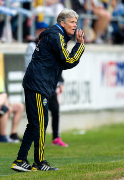 Pia Sundhage, förbundskapten Sverige
