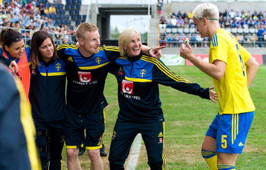 Jörgen Sandberg, sjukgymnast, och Lilie Gutke Persson,