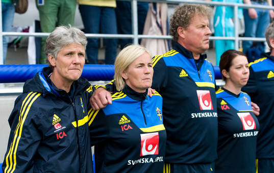 Pia Sundhage, förbundskapten, Lilie Gutke Persson,
