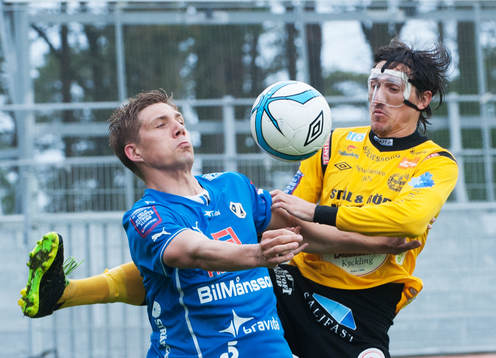 Mikael Bohman, Halmstad och Daniel Ivanovski, Mjällby