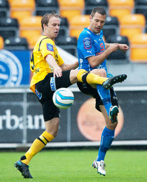 Craig Henderson, Mjällby och Stefan Selakovic, Halmstad