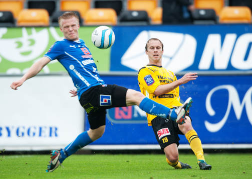 Andreas Landgren, Halmstad och Craig Henderson, Mjällby