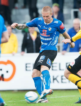 Gudjon Baldvinsson, Halmstad, skott