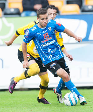 Kristinn Steindorsson, Halmstad och Kristian Haynes,
