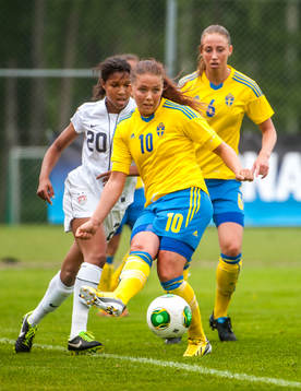 Jennifer Egelryd, Sverige, i mitten. Margaret Purce, USA