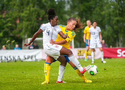 Mandy Freeman, USA och Jennifer Egelryd, Sverige