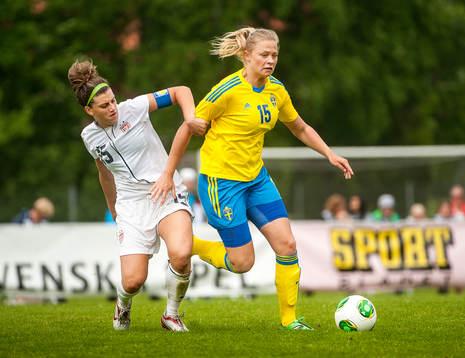 Cari Roccaro, USA och Fridolina Rolfö, Sverige