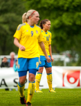 Jennifer Egelryd, Sverige. I förgrunden går Elin