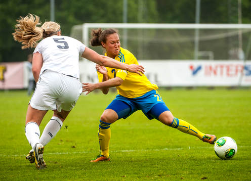 Catrine Johansson, Sverige i duell mot Lindsey Horan, USA