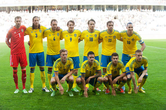 Bakre raden fr.v.: Andreas Isaksson, målvakt, Jonas