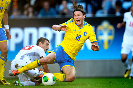 Albin Ekdal, Sverige faller över Nikola Grigorov,